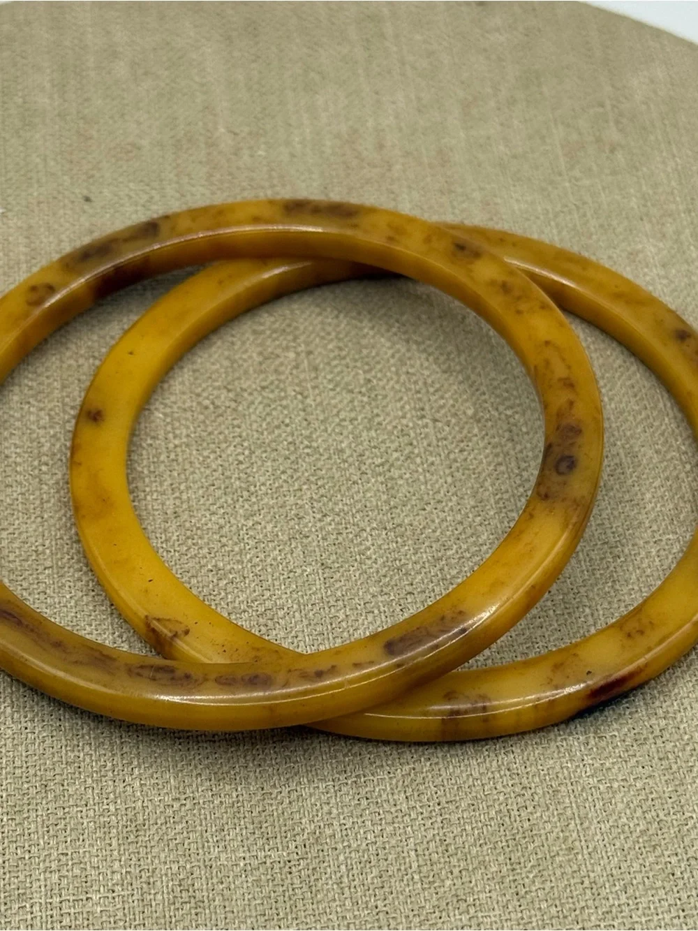 Set of two Mississippi Mud Bakelite Bangle Bracelet Vintage